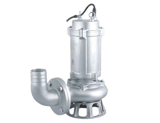 WQP型不鏽鋼(gang)無堵塞潛水(shuǐ)排污